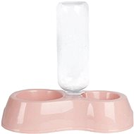 Verk 19410 Cat and dog bowl with water dispenser pink - Dog Bowl