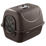 Bama Cat indoor toilet PRIVE, brown - Cat Litter Box
