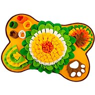 Excellent Sniffing rug yellow 64 × 43 cm, large - Snuffle Mat