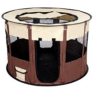 Merco Pet Round playpen for dogs brown 1 pc - Dog Playpen