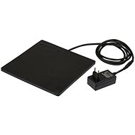 Kerbl Rubber heating pad for watering can or water bowl, 24 × 24 cm - Pet Bowl Placemat