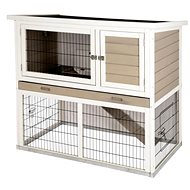 Kerbl Rabbit house Lucky with run, 115 × 100 × 65 cm - Rabbit Hutch