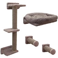 Kerbl Cat tree for wall Monte Alpi, taupe, 42 cm - Cat Scratcher
