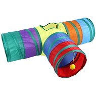 Nuxie 2576 Tunnel for cats 80 cm multicolour - Cat Toy