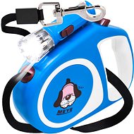Retoo Automatic leash for dogs and cats 5 m, LED light, blue - Leash