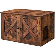Houseland Cat toilet Vasagle Vous brown - Cat Litter Box