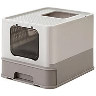 Houseland Cat toilet Adigo grey - Cat Litter Box