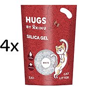 HUGS by Akinu Silica gel white cat litter, 3.6L MTP 4pcs - Cat Litter
