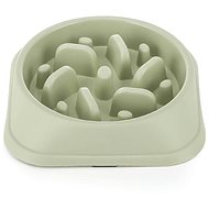 Nuxie 2349 Plastic dog bowl against chewing 800 ml green - Dog Bowl