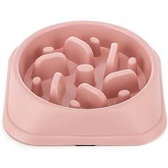 Nuxie 2349 Plastic dog bowl against chewing 800 ml pink - Dog Bowl