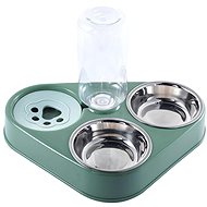 Nuxie Cat and dog bowl with water dispenser green - Cat Bowl