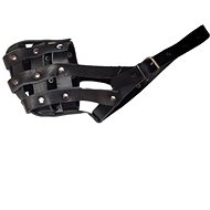Palkar leather muzzle for dogs size 2, 24 × 7 cm, black - Dog Muzzle