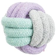 Trixie JUNIOR knotted ball, cotton rope, 9 cm - Dog Toy