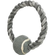 Trixie Cotton ring with tennis ball - Dog Toy