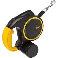 Purlov 25965 Self-retracting leash 5 m, 10 - 25 kg with LED flashlight - Leash