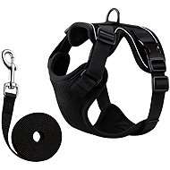 Purlov 26870 Harness for dog size. M, black - Harness