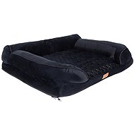 Purlov 26915 Orthopaedic dog bed 80 × 65 cm, sized. M, black - Pet Bed