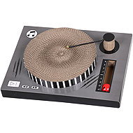 DOCHTMANN Cat scratching post cardboard Vinyl 41 × 7 × 30 cm - Cat Scratcher