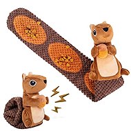 Renni's choice Forest squirrel sniffing squeaky toy - Interactive Dog Toy
