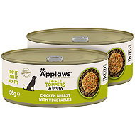 Applaws Canned Dog Chicken breast with vegetables in broth 2 × 156 g - Canned Dog Food