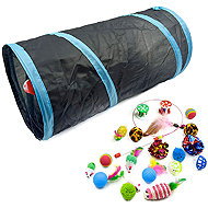 Zooted Toy Set 21 pcs with Tunnel - Cat Toy