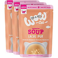 WOW Cat Soup Salmon pouch Adult 3×40g - Cat Soup