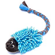 Squeaky Beasts, Hedgehog, brown and blue - Dog Toy