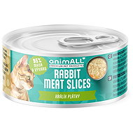 animALL for cats 10× Rabbit slices 80g - Canned Food for Cats