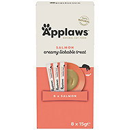Applaws Puree Cat lickable puree Salmon 8×15g - Cat Food Pouch