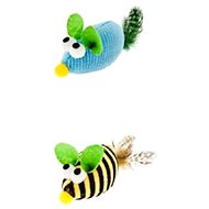 Mice with feather tails - Cat Toy Mouse