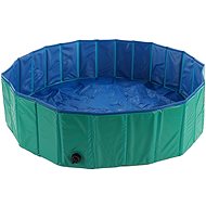 Flamingo Pool Doggy Splash Round Green-Blue - Dog Pool
