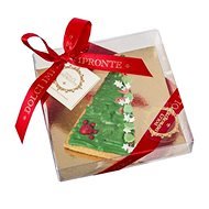 COBBYS PET Vánoční sušenka v dárkovém balení Vánoční stromek zelený 37 g/ 6 × 10 cm - Dog Treats