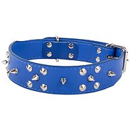 Verk 19364 Collar with spikes 62 × 3,5 cm blue - Dog Collar