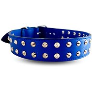 Verk 19368 Collar with studs 60 × 3,7 cm blue - Dog Collar