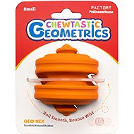 Petdreamhouse Chewtastic Geometrics Geo-Hex - orange - Dog Toy