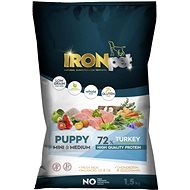 IRONpet Dog Puppy Mini & Medium Turkey 1,5 kg - Kibble for Puppies