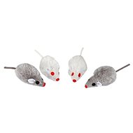 Kerbl Hairy mouse with catnip, 4 pcs - Cat Toy