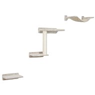 Kerbl Zugspitze, set of wall plates, beige, 5 pcs - Cat Scratcher