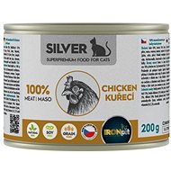IRONpet Silver Cat Kuřecí 100% 200 g - Konzerva pro kočky