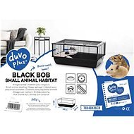 DUVO+ Klec pro hlodavce 78 × 48 × 36 cm černá - Cage for Rodents