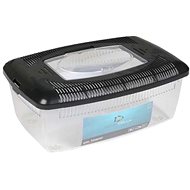 EBI Small rodent crate 48 × 31 × 18 cm low black XL - Transport Box for Rodents