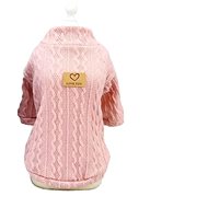 Surtep sweater / hoodie for dog Love You, pink - Dog Clothes