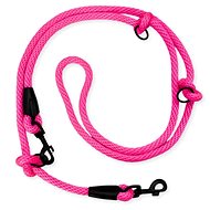 PafDog switchable adjustable leash 12 mm, pink - Leash