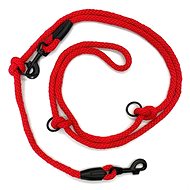 PafDog switchable adjustable leash 14 mm, red - Leash