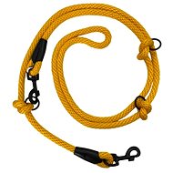 PafDog switchable adjustable leash 14 mm, yellow - Leash