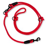 PafDog switchable adjustable leash 10 mm, red - Leash