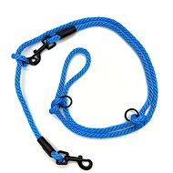 PafDog switchable adjustable leash 8 mm, 2 m, blue - Leash