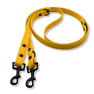 PafDog switchable waterproof leash 20 mm, yellow - Leash