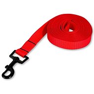 PafDog ultralight tracking leash flat with hand loop 20 mm, red - Leash