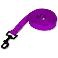 PafDog ultralight tracking leash flat with hand loop 20 mm, 20 m, purple - Leash